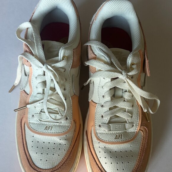Nike Air Force 1 Low Shadow "Sisterhood" Peach Cashmere W7.5 - Picture 2 of 8